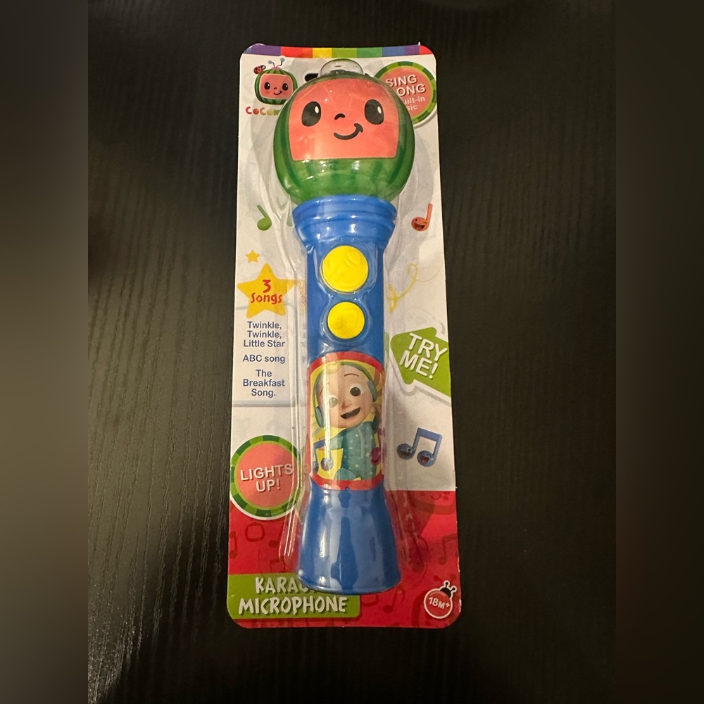 Cocomelon Colorful Karaoke Microphone for Kids